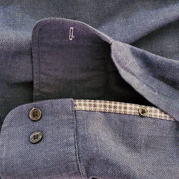 Beautiful Joseph Abboud Dress/Casual Shirt XL - Super Comfort Fabric - Picture 3 of 3